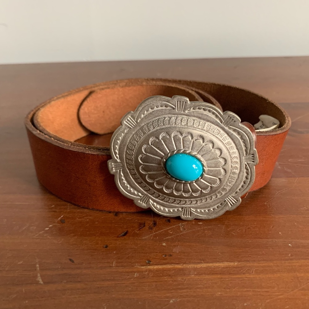Brown Leather Belt